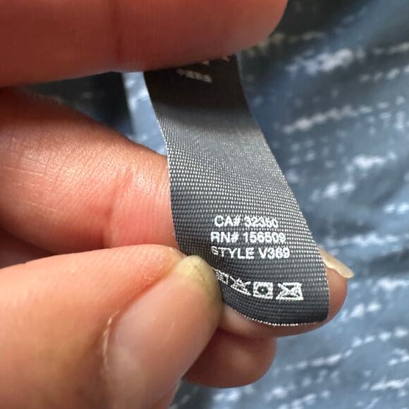 Vuori Mens Cape 6" Swim Short Trunks Cloud Slub XL Zip Pocket Unlined Blue - Picture 6 of 9